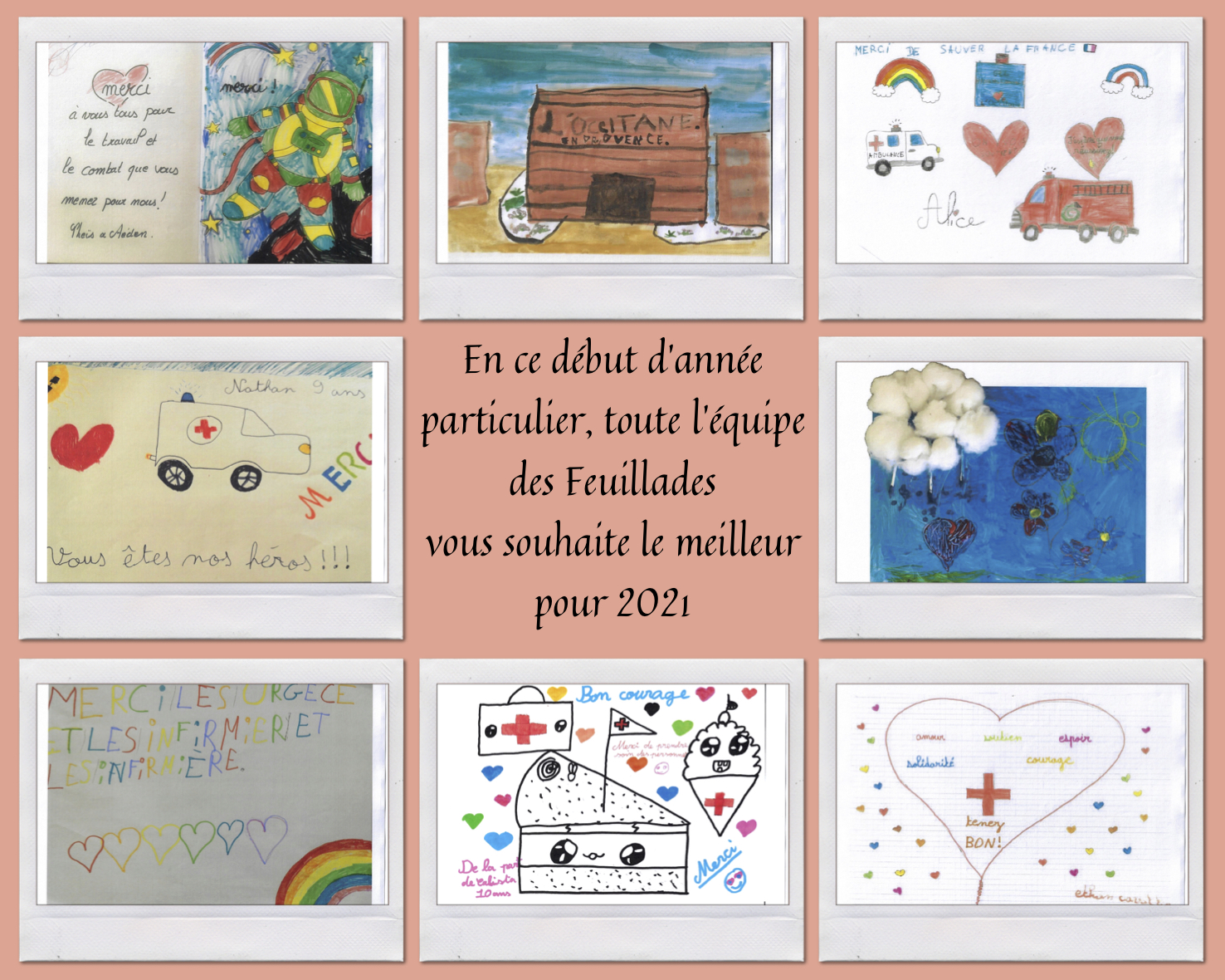 Bonne année des Feuillades, centre de rééducation à Aix en Provence