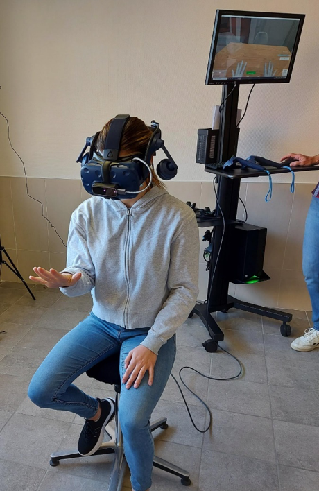 dispositif de Réalité Virtuelle au centre de rééducation les Feuillades à Aix en Provence 