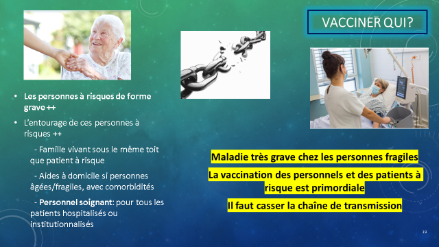 Sensibilisation à la vaccination antigrippale