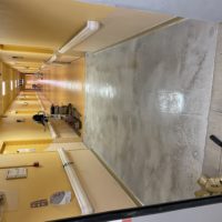 Rénovation du couloir de l'Aile A des Feuillades centre de rééducation à Aix en provence